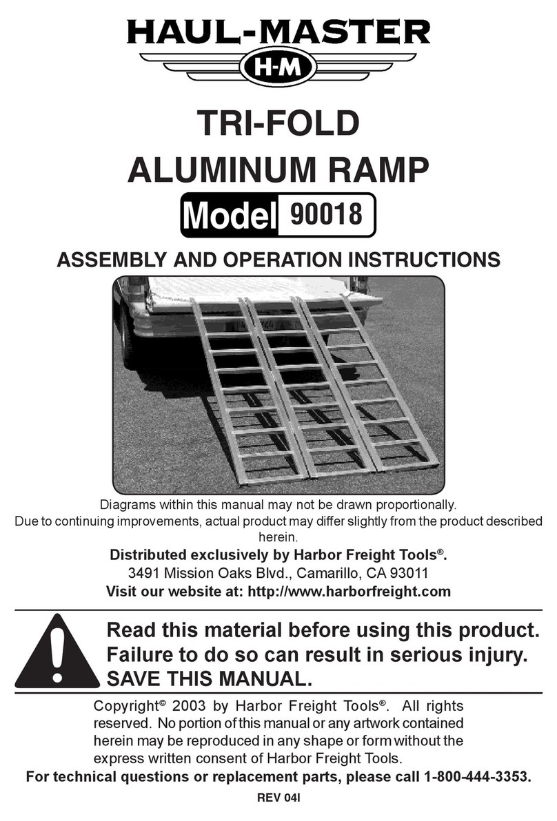 HAUL MASTER 90018 Parts list manual HAUL MASTER 90018 Parts list manual