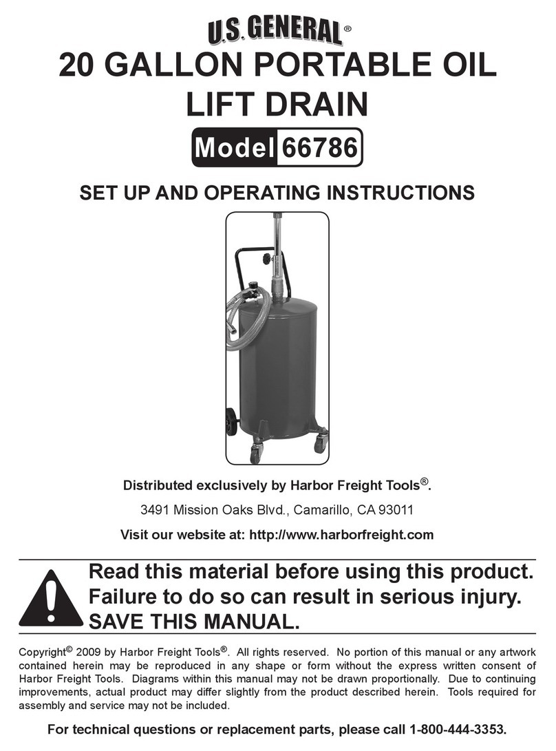 U.S. General 66786 Set up and operating instructions