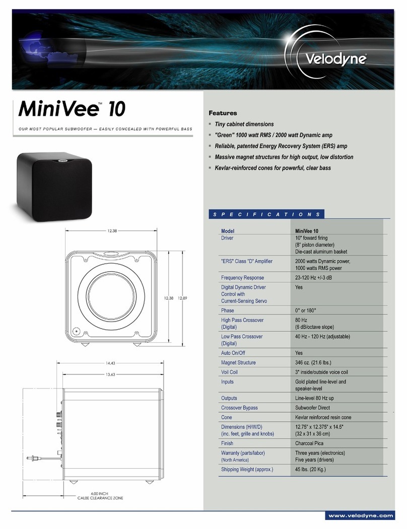 Velodyne MINIVEE-10 - DATASHEET 2 datasheet