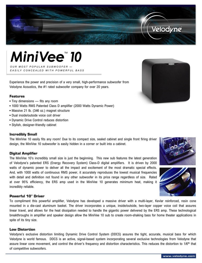 Velodyne MINIVEE 10 Brochure & specs