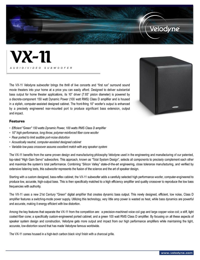 Velodyne VX-11 datasheet