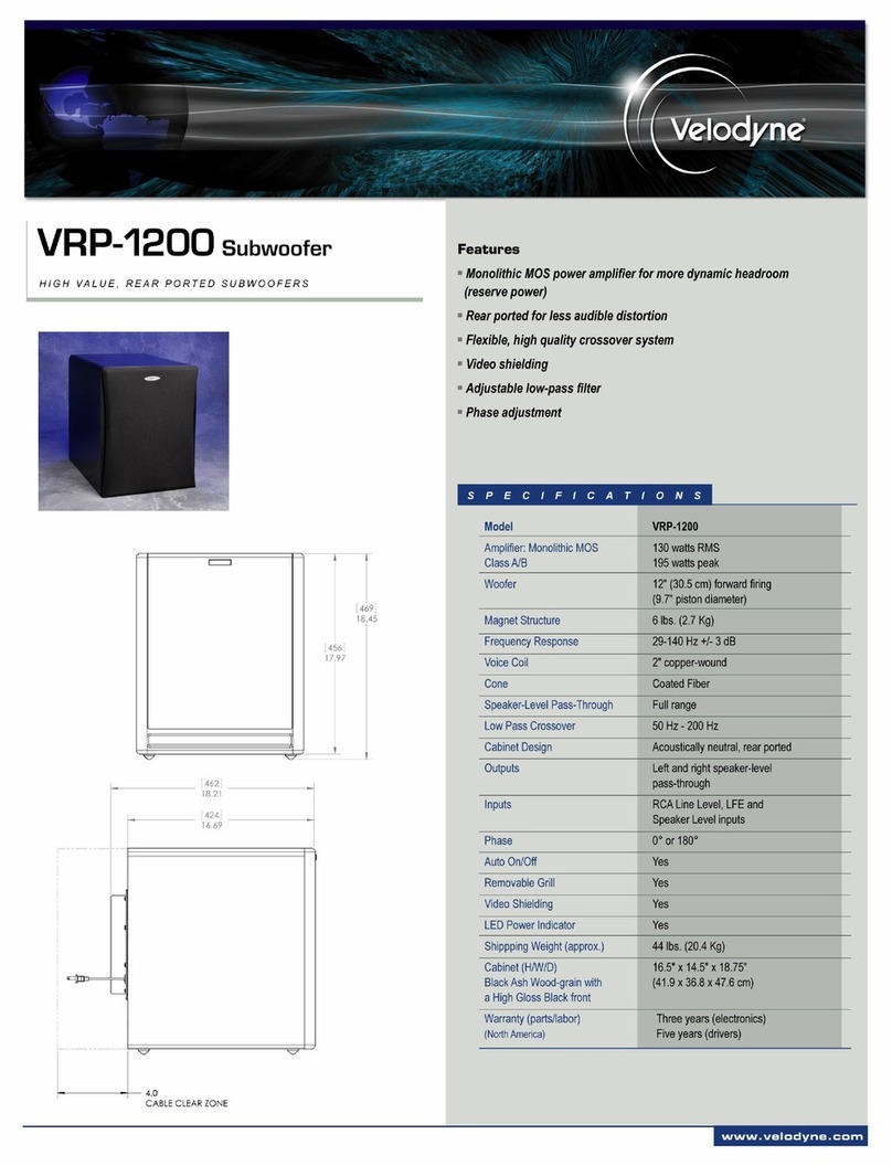 Velodyne VRP-1200 datasheet