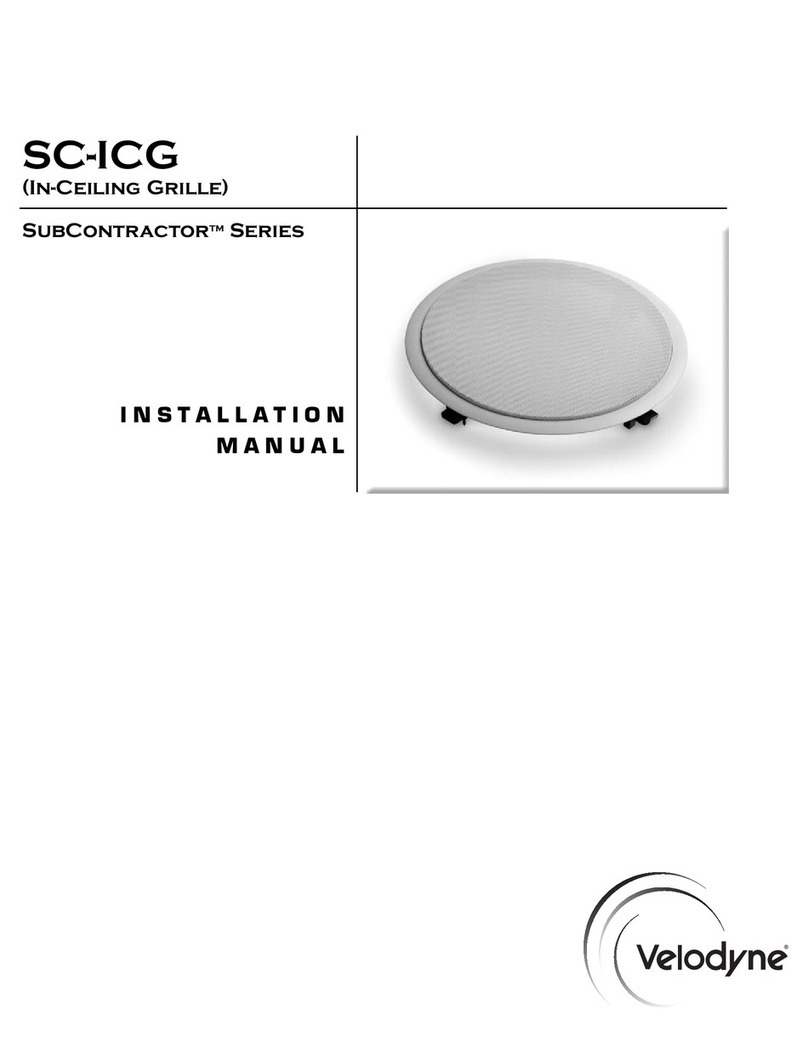 Velodyne SC-ICG - INSTALLATION REV A installation manual