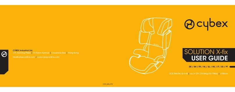 CYBEX SOLUTION X-FIX User manual CYBEX SOLUTION X-FIX User manual