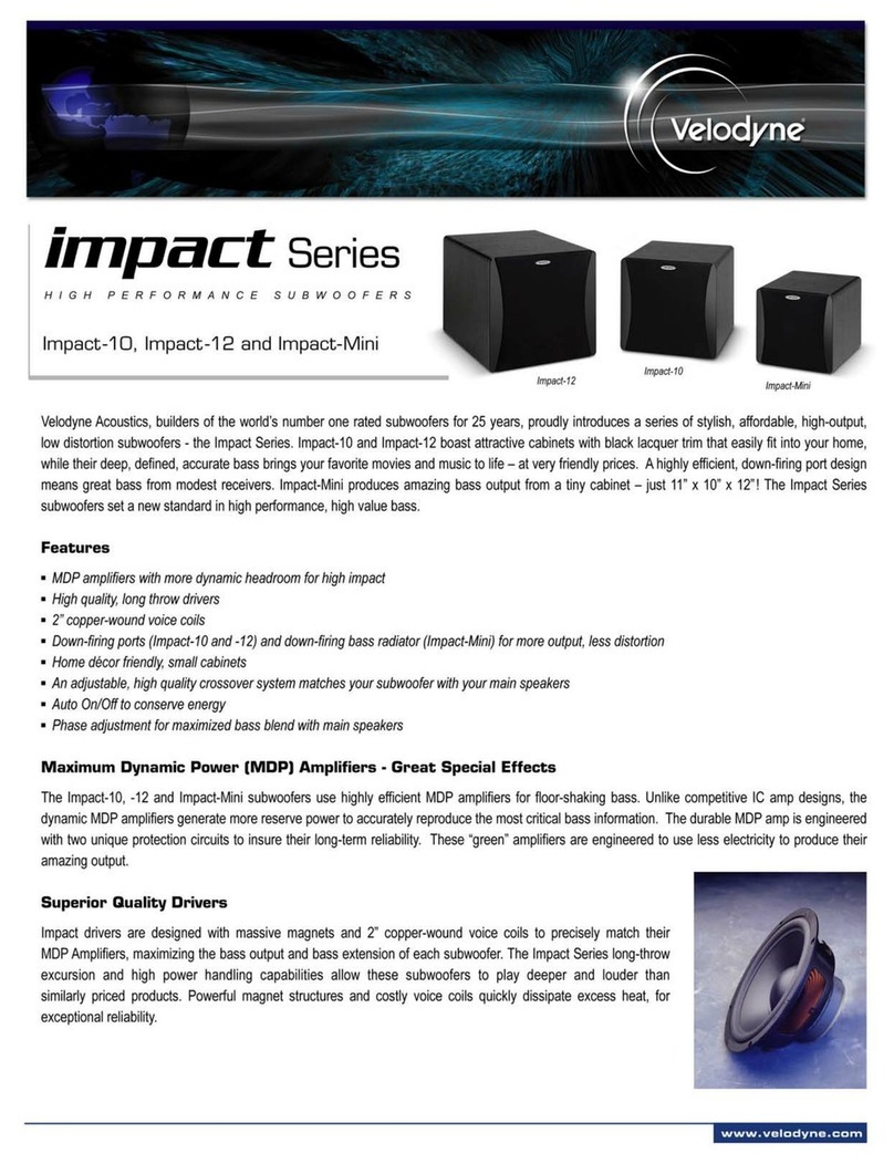 Velodyne IMPACT datasheet