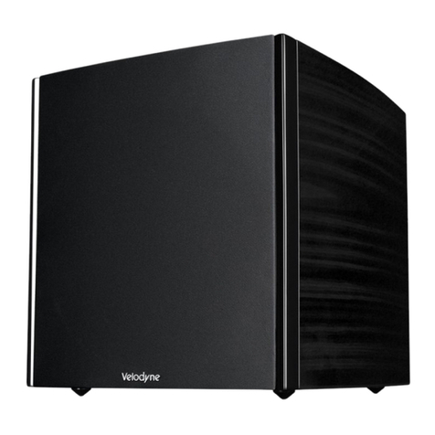 Velodyne DD-10+ manual