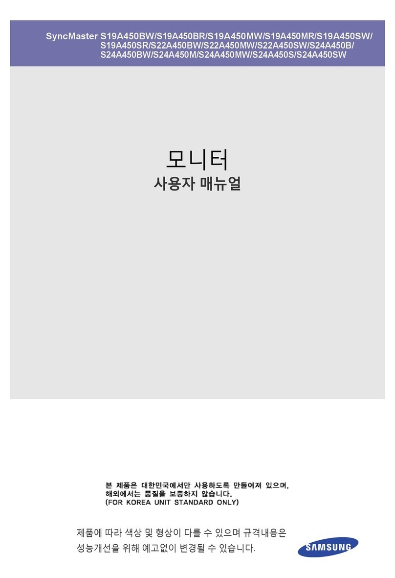 Samsung SyncMaster S24A450BW User manual