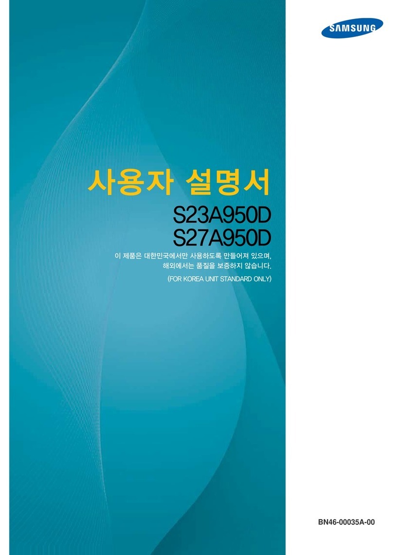 Samsung SyncMaster S23A950D User manual Samsung SyncMaster S23A950D User manual
