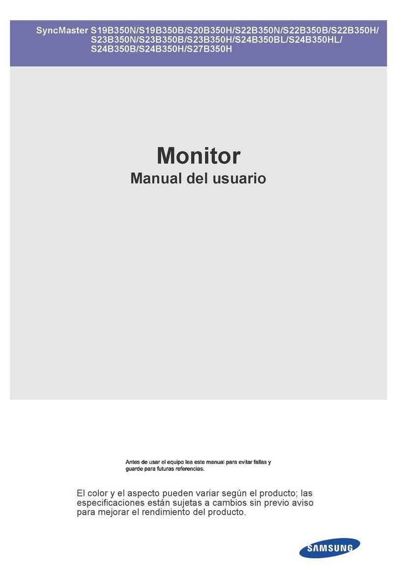 Samsung SyncMaster S22B350H User manual Samsung SyncMaster S22B350H User manual