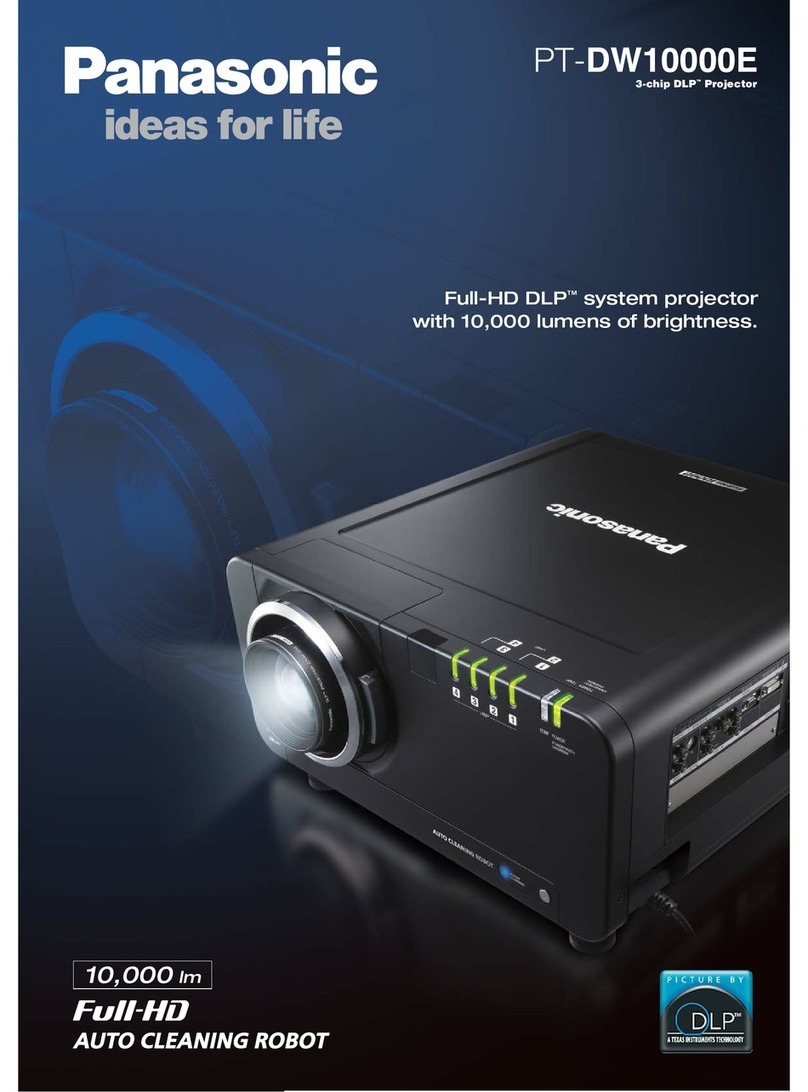 Panasonic PT-DW10000E User manual