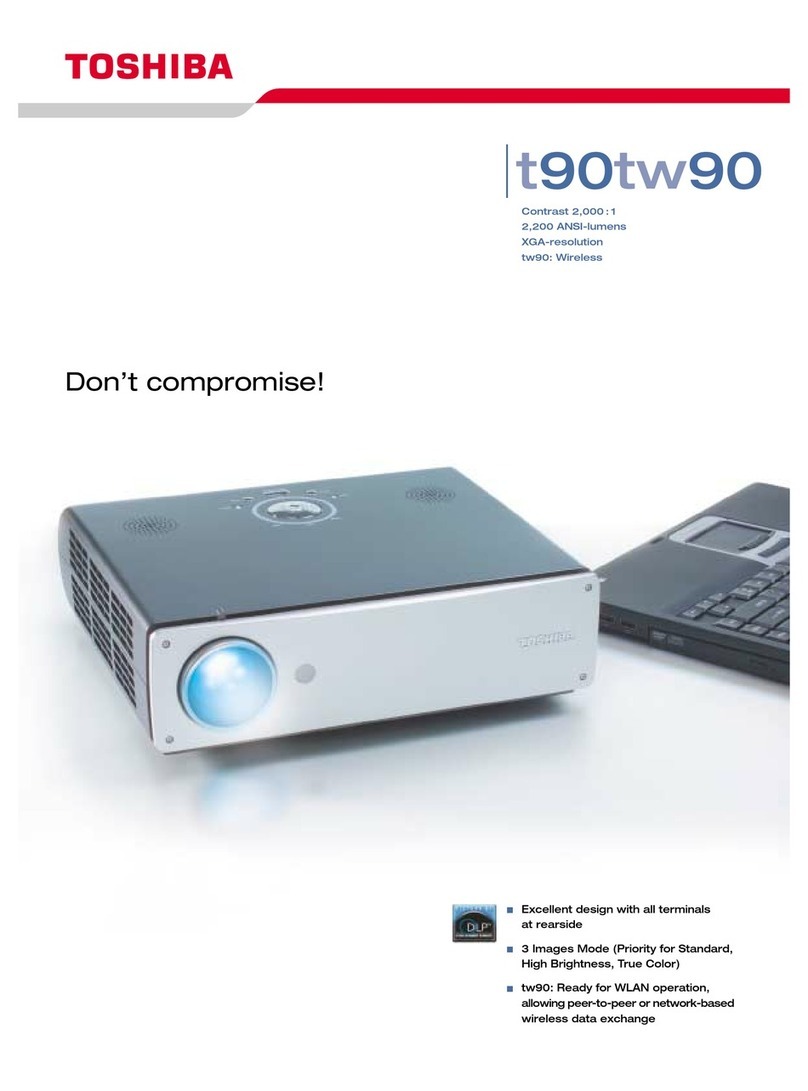 Toshiba TDP-TW90 Specifications