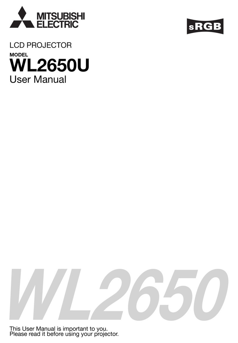 Mitsubishi Electric WL2650U user manual