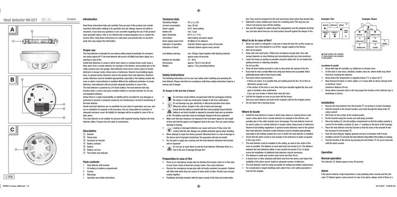 DEXAPLAN HA 621 - 10-2007 Installation instructions