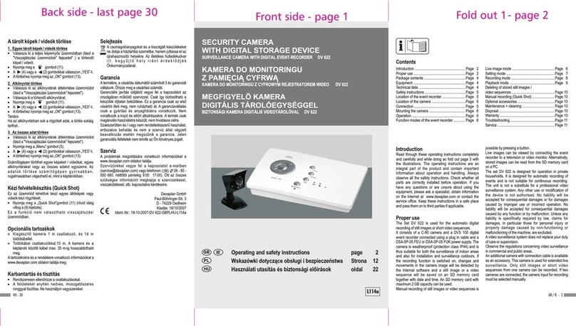 DEXAPLAN DV 622 -  2 DU 18-10-2007 manual