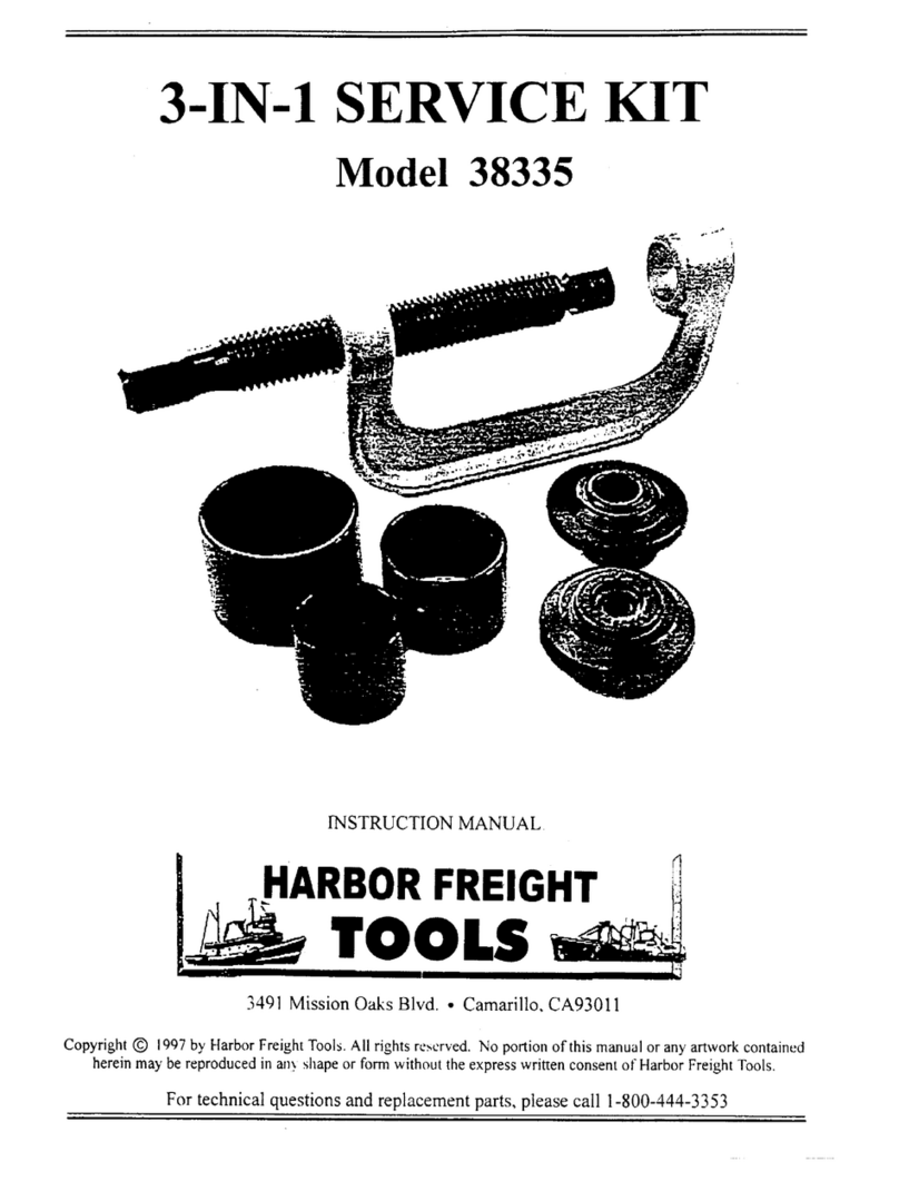 Harbor Freight Tools 38335 User manual Harbor Freight Tools 38335 User manual