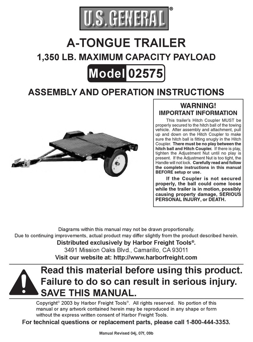 U.S. General 2575 Assembly and operation instructions