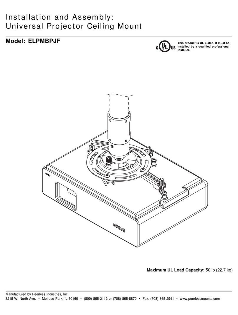 Epson ELPMBPJF - Universal Projector Ceiling Mount Guide