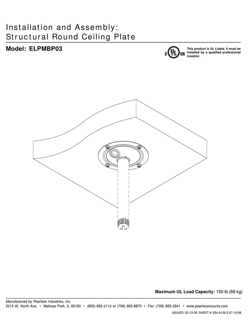 Epson ELPMBP03 - Structural Round Ceiling Plate Guide