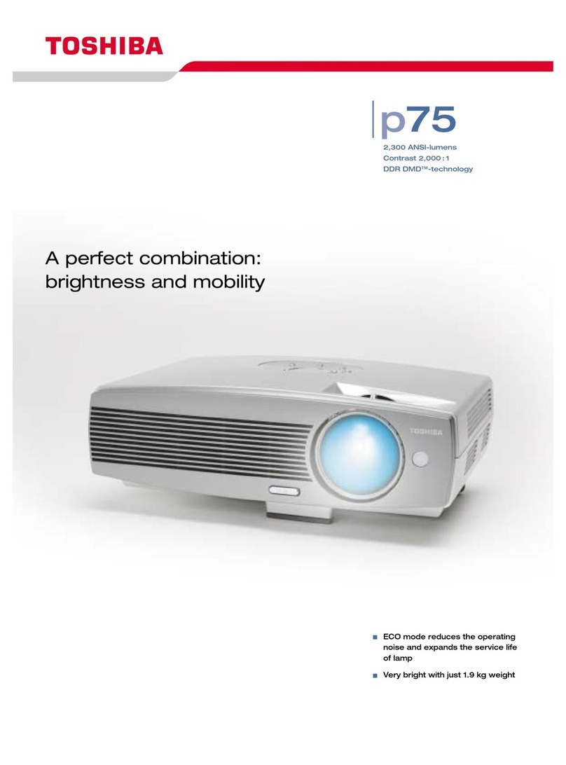 Toshiba TDP-P75 Specifications
