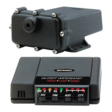 Beltronics BEL975R - BEL VECTOR LR Remote Radar/laser... User manual