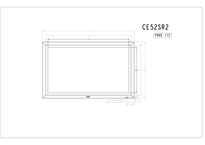 Sanyo CE52SR2 - 16:9 Parts list manual