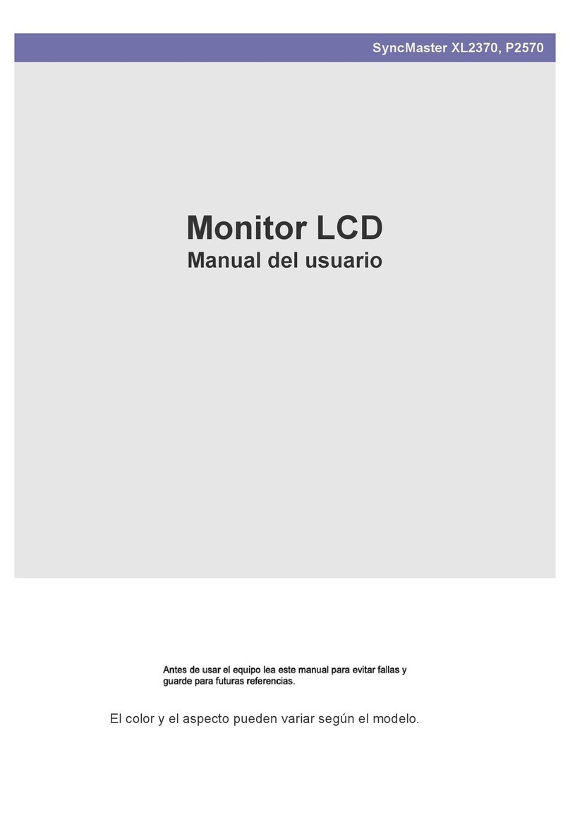 Samsung XL2370 - SyncMaster - 23" LCD Monitor User guide