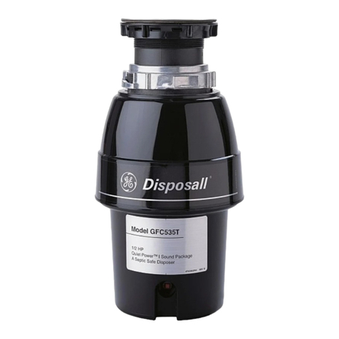 GE Disposall GFC535T Owner's manual GE Disposall GFC535T Owner's manual
