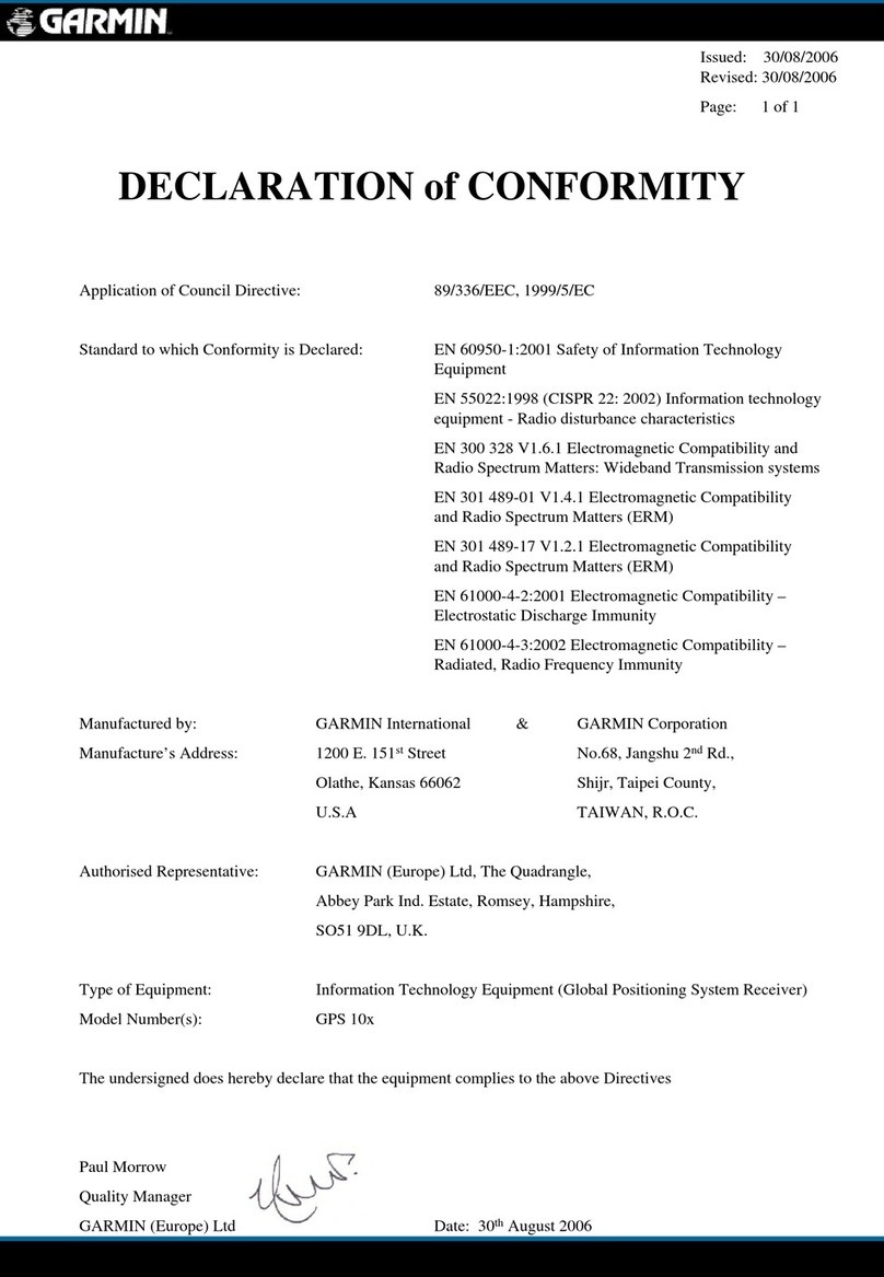 Garmin 010-00625-00 - Mobile - For BlackBerry Reference guide