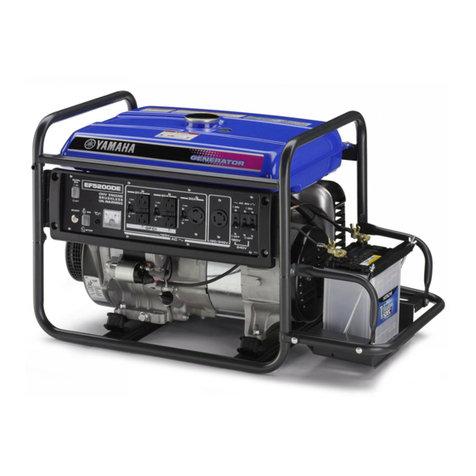 Yamaha EF6600DE - Premium Generator User manual