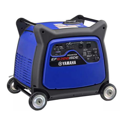 Yamaha EF6300iSDE - 5500 Watt Inverter Generator owner's manual