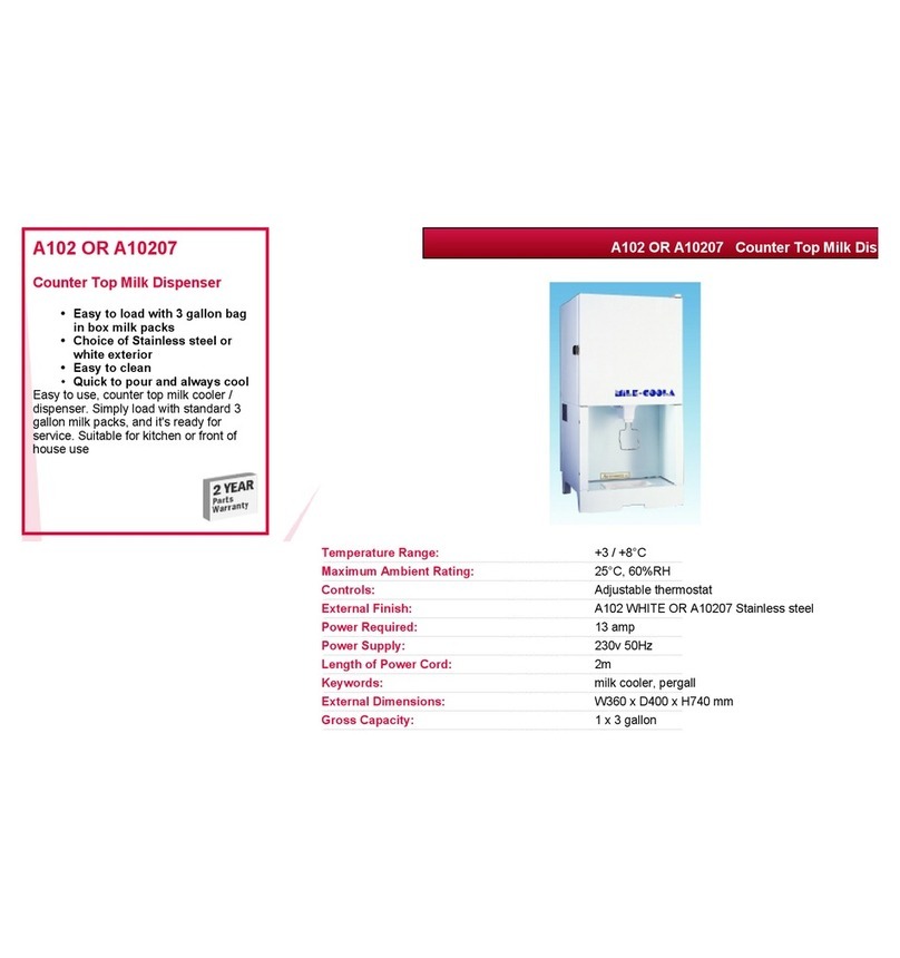 VALERA A102 User manual