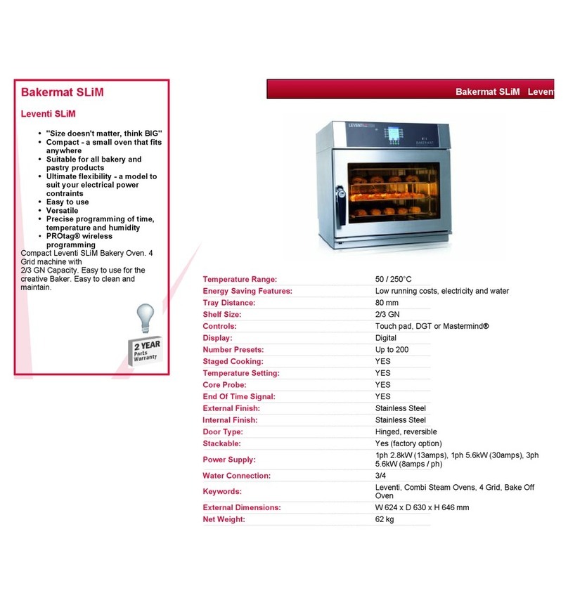 Leventi BAKERMAT SLIM User manual Leventi BAKERMAT SLIM User manual