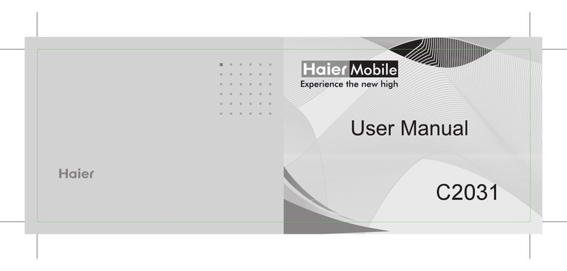 Haier C2031 User manual Haier C2031 User manual