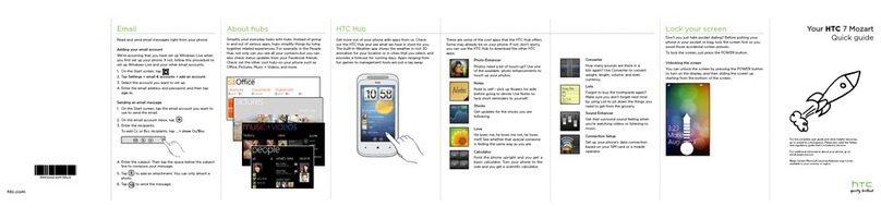 HTC 7 Mozart User manual HTC 7 Mozart User manual