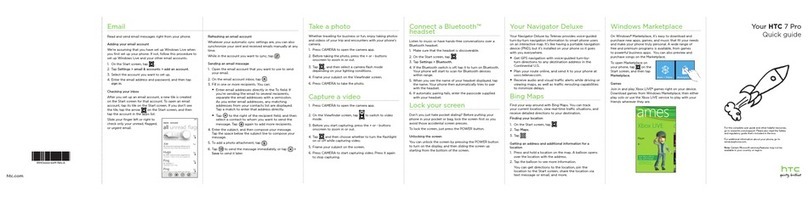HTC 7 Pro quick guide