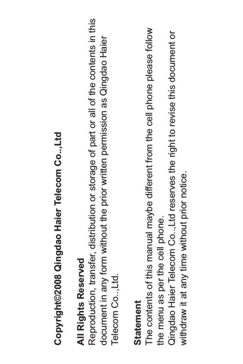 Haier C200 User manual