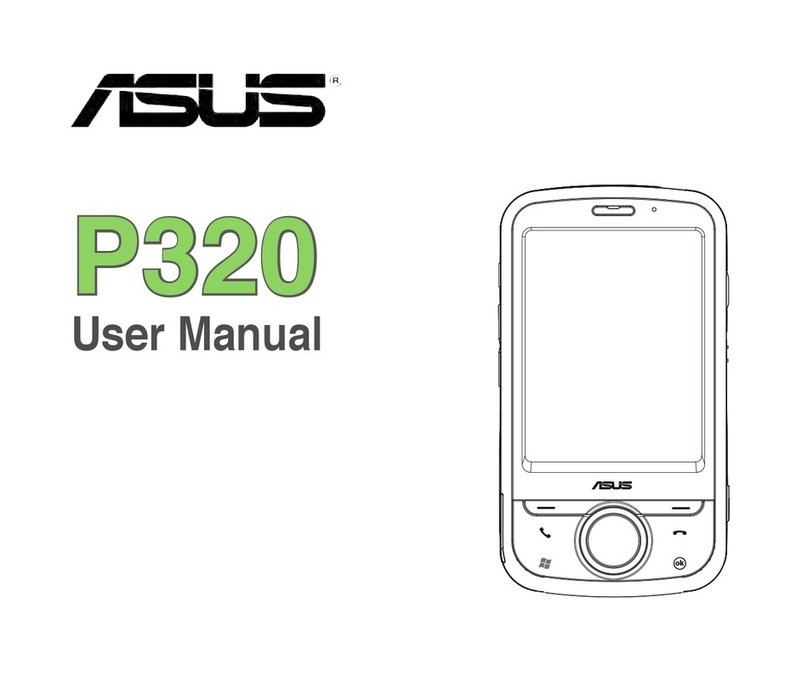 Asus P320 User manual Asus P320 User manual