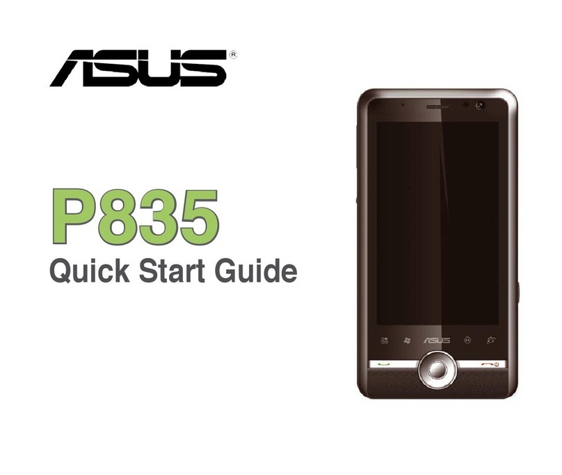 Asus P835 User manual