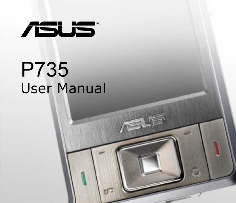 Asus P735 User manual Asus P735 User manual