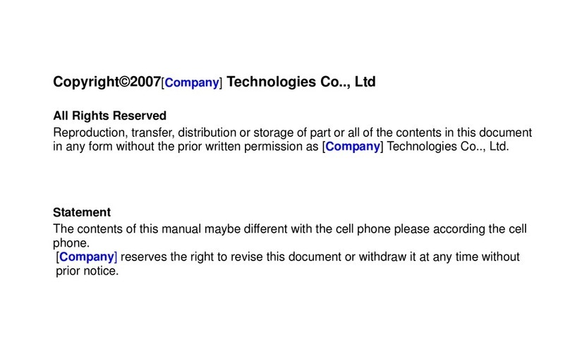 Haier C3000 User manual