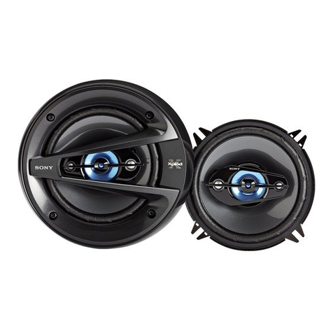Sony XS-R1344 instructions