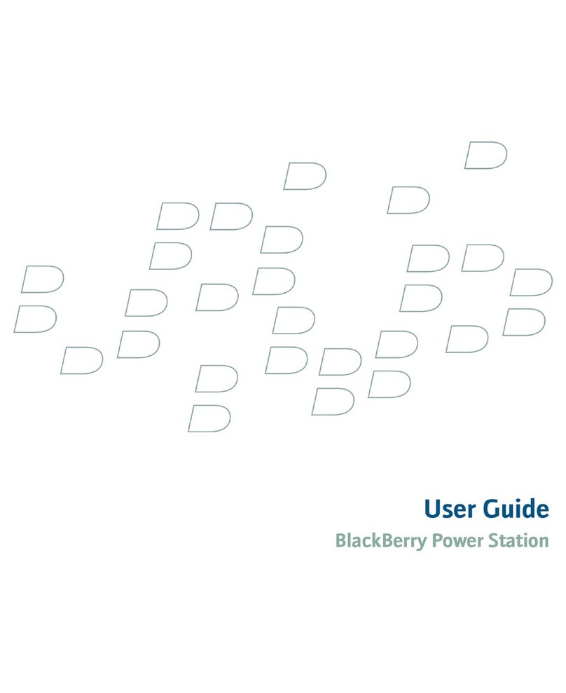 Blackbe;rry 60-1773-01-RM - Power Station Cradle user guide