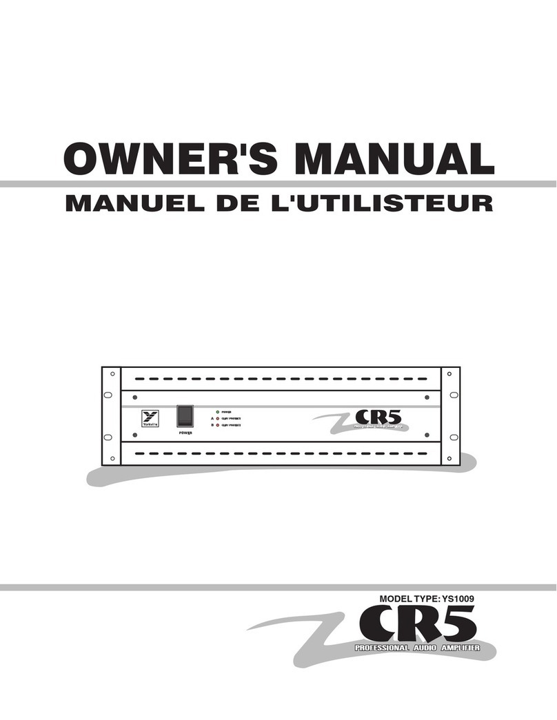YORKVILLE CR5 owner's manual
