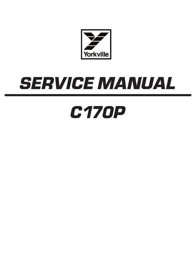 YORKVILLE C170P Quick start guide