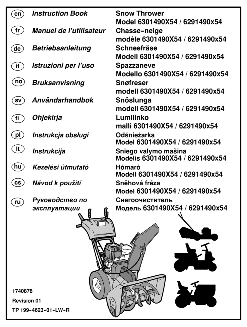 Murray 6291490X54 Instruction book