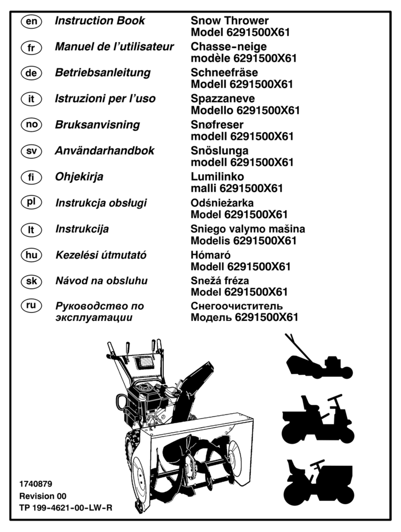 Murray 6291500X61 Instruction book