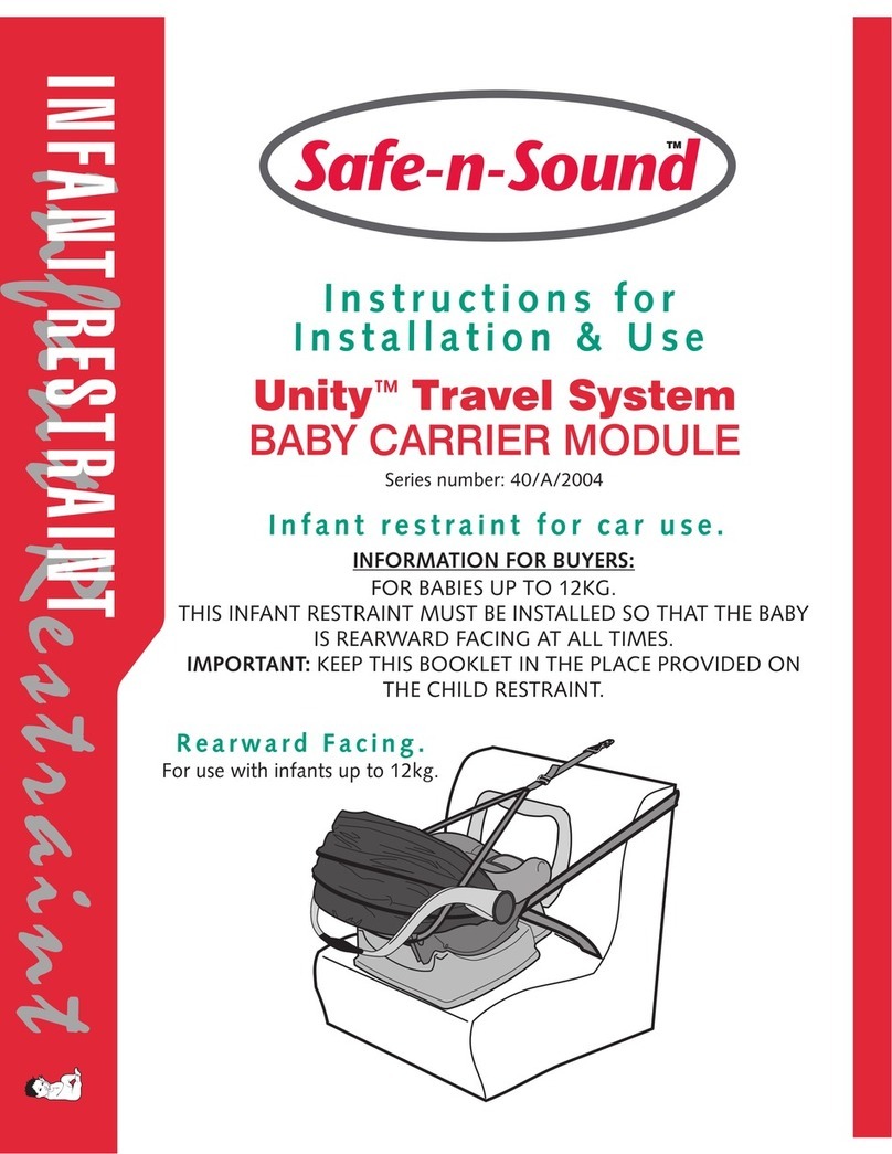 Britax UNITY TRAVEL SYSTEM User manual