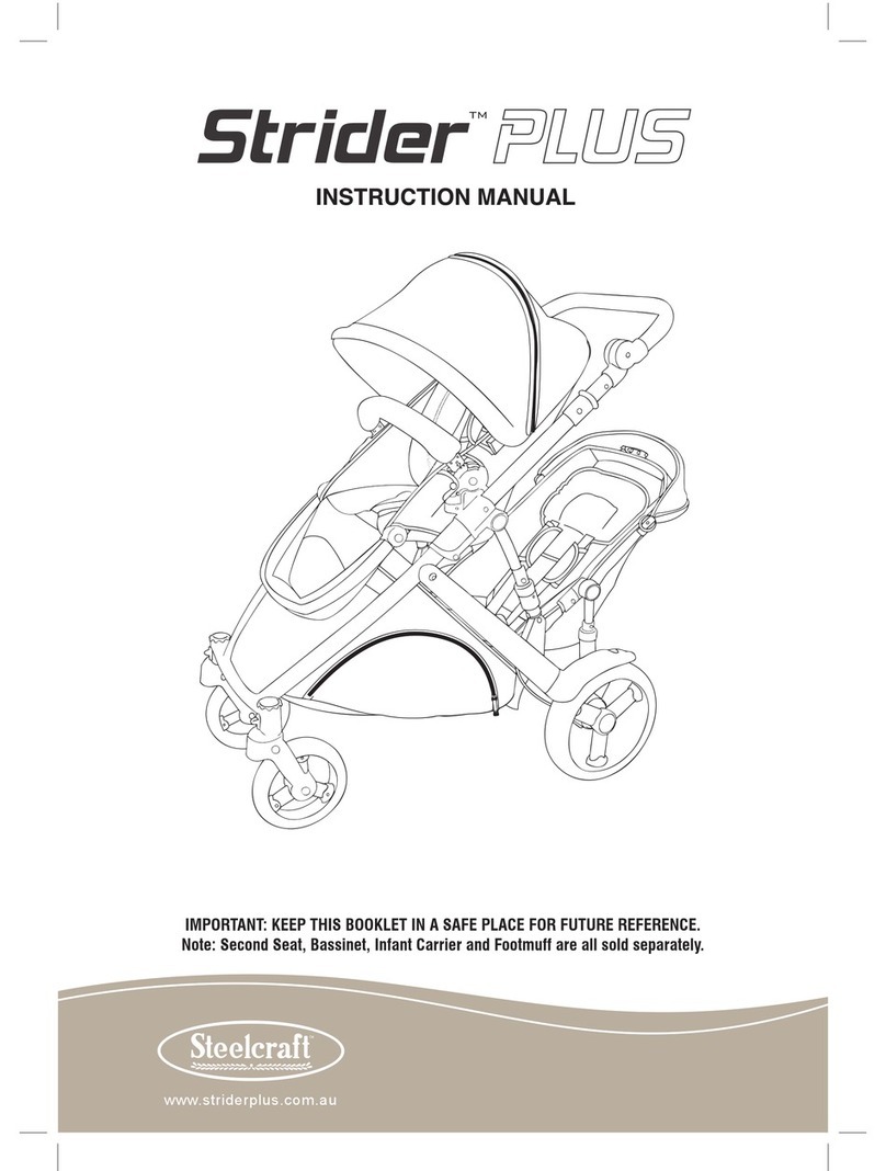 Britax STRIDER PLUS - ANNEXE 534 User manual