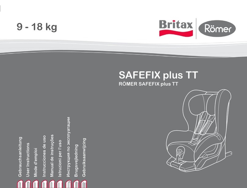 Britax SAFEFIX PLUS TT - ANNEXE 593 User manual