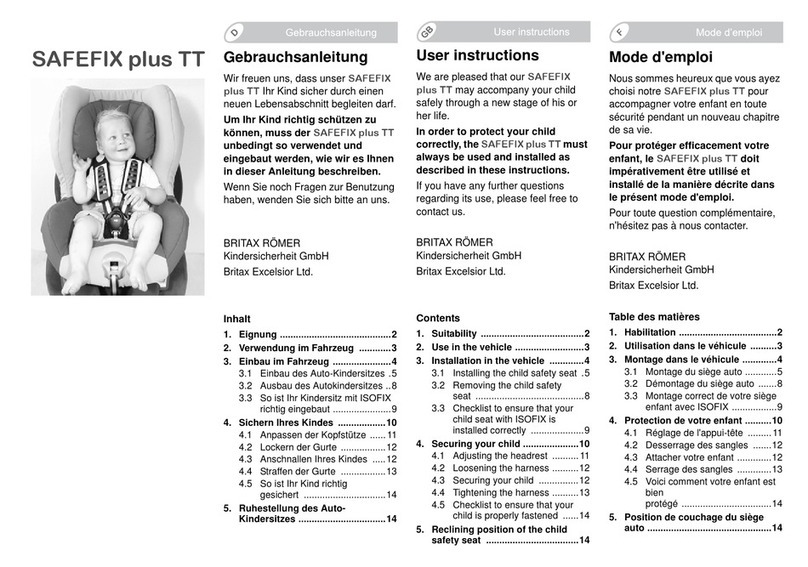 Britax SAFEFIX PLUS TT User manual